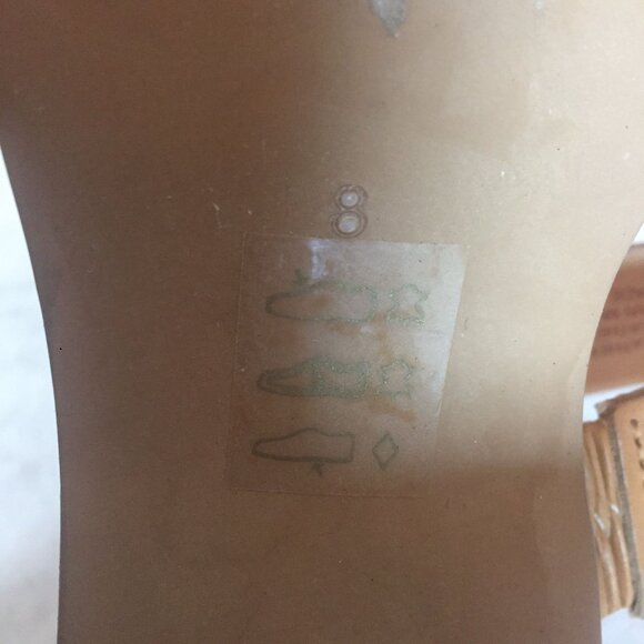 Madewell Womens Tan Leather Heel Sandals Size 8 Strappy - Picture 5 of 15